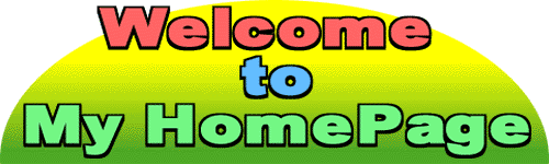 Welcome to My HomePage